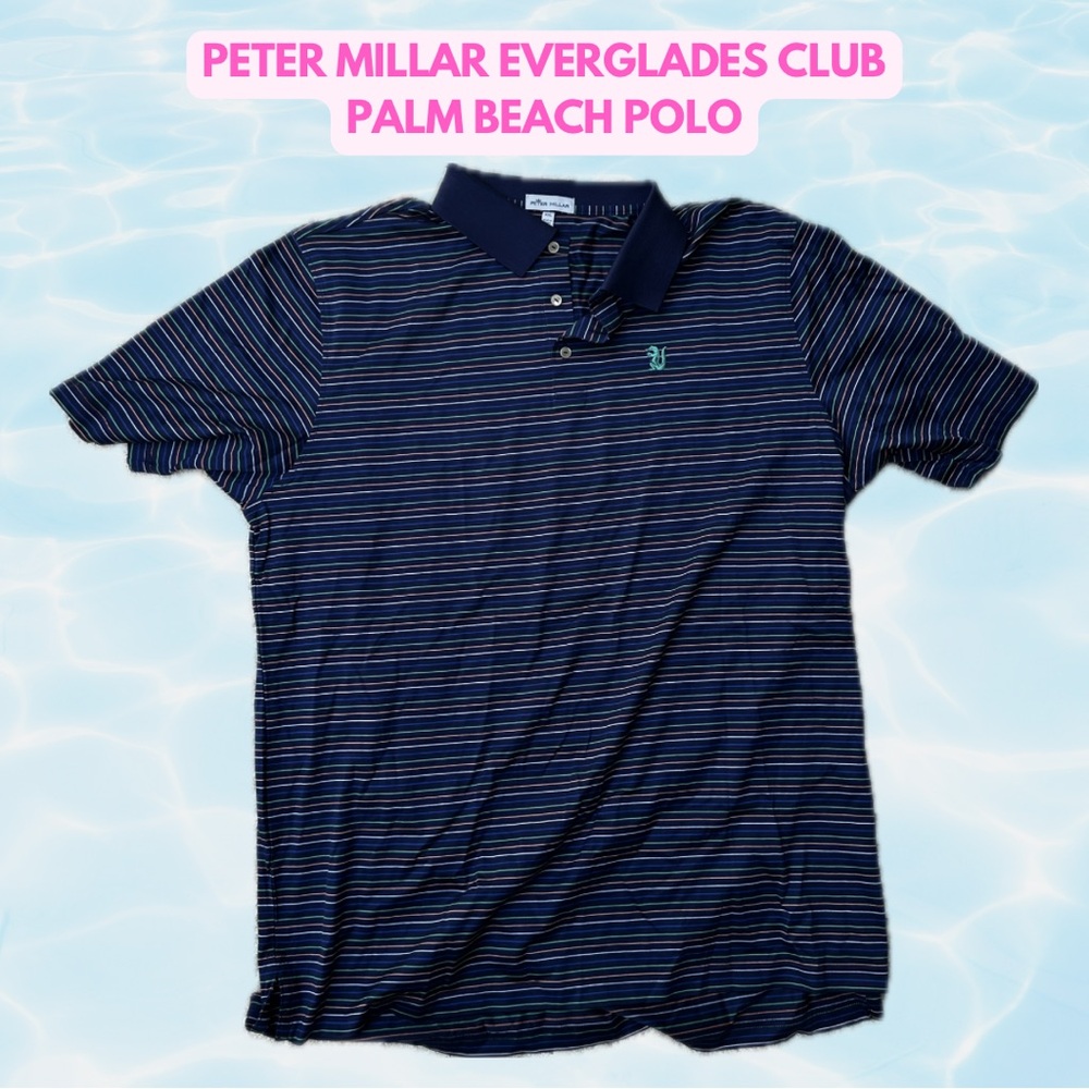 NWOT Peter Millar EVERGLADES CLUB PALM BEACH Polo